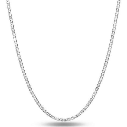 Italian Sterling Silver Mariner Link Chain