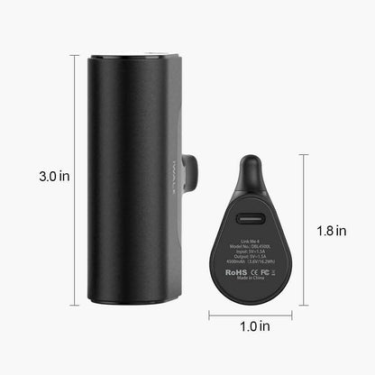 iWALK Small Portable Charger 4500mAh Ultra-Compact Power Bank