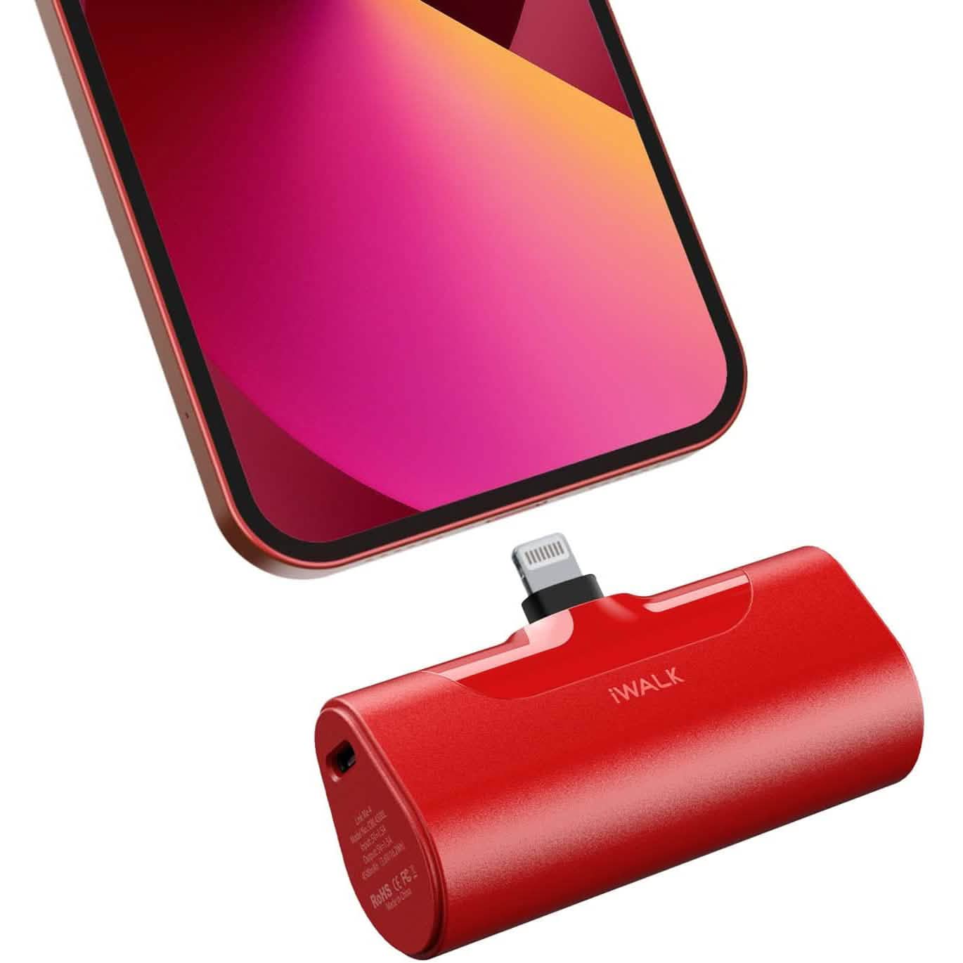 iWALK Small Portable Charger 4500mAh Ultra-Compact Power Bank
