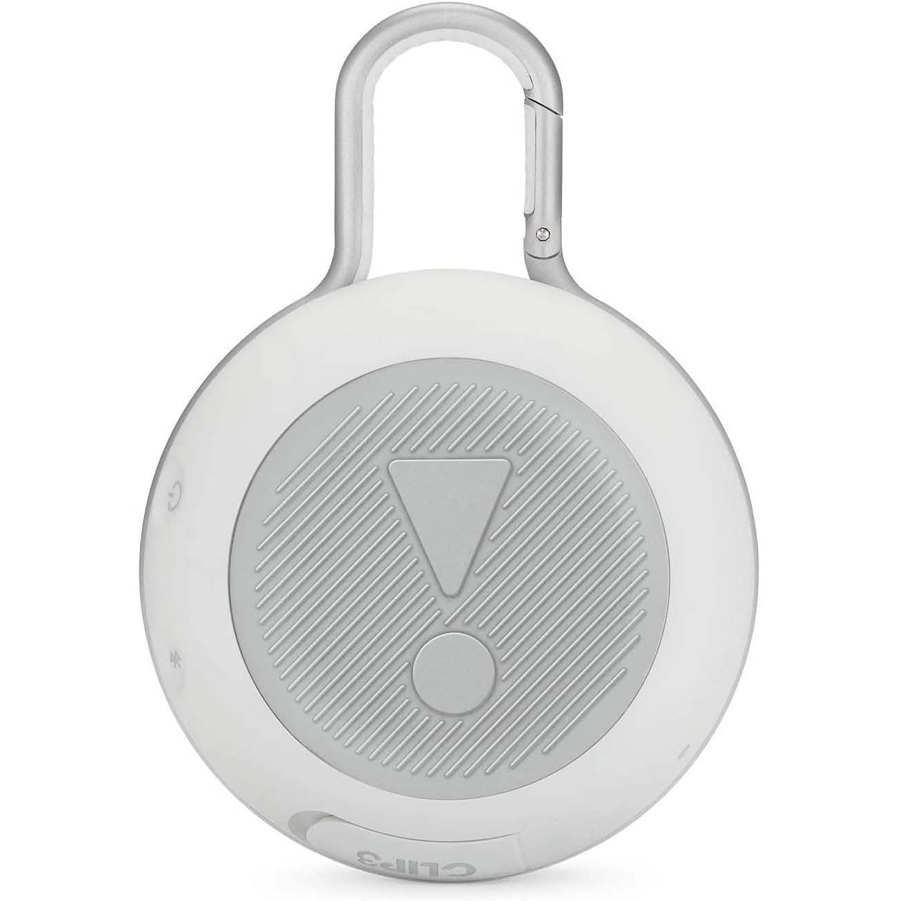JBL Clip 3 Portable Waterproof Wireless Bluetooth Speaker - White