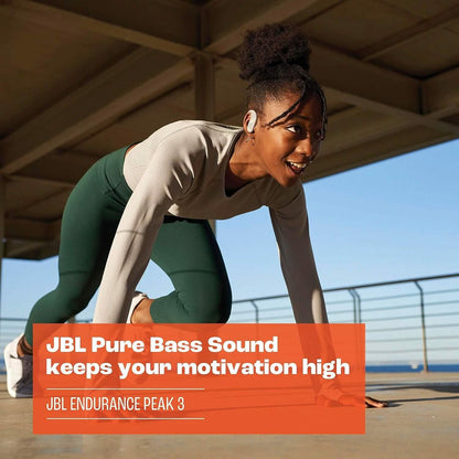 JBL - Endurance Peak 3 Dust and Waterproof True Wireless Active Earbuds