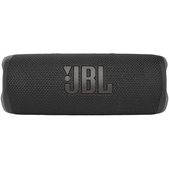 JBL FLIP 6 Waterproof Portable Speaker Bundle with gSport Carbon Fiber Case (Black)  (Refurbished)