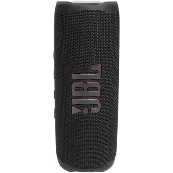 JBL FLIP 6 Waterproof Portable Speaker Bundle with gSport Carbon Fiber Case (Black)  (Refurbished)