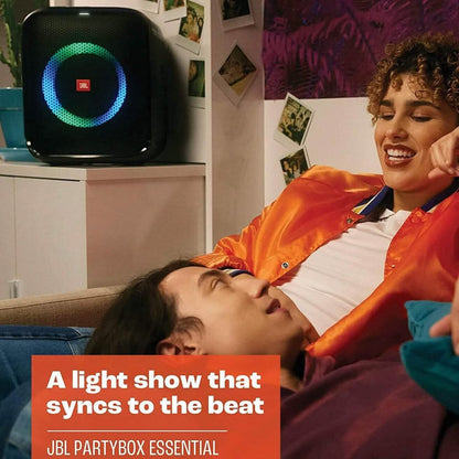 JBL Partybox Encore Essential 100W Sound Built-in Dynamic Light Show Splash Proof