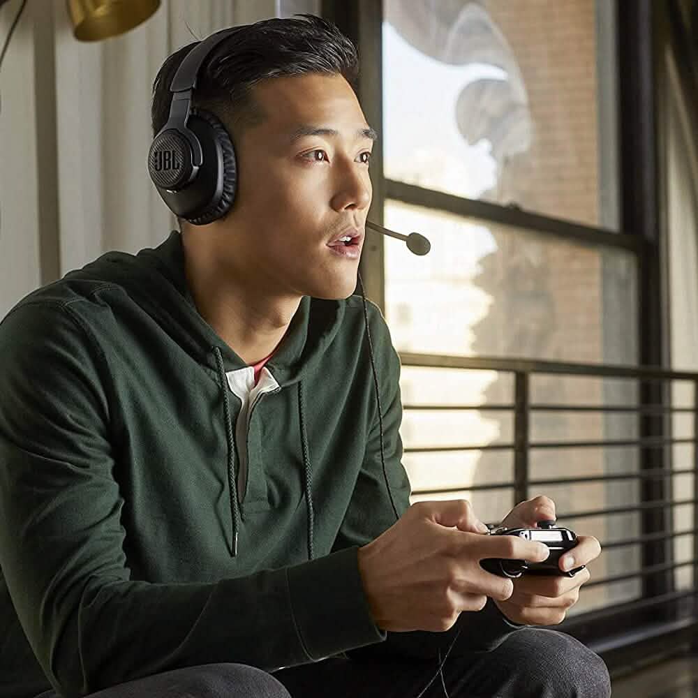 JBL Quantum 100 - Wired Over-Ear Gaming Headphones