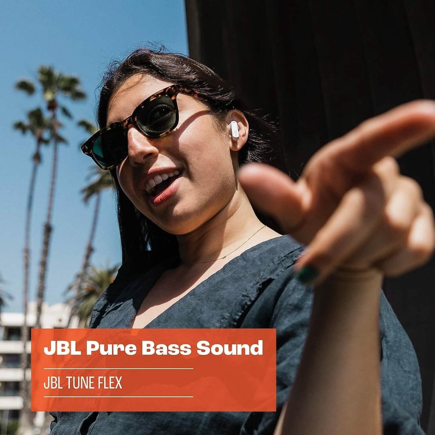 JBL Tune Flex - True Wireless Noise Cancelling Earbuds (New Open-Box)
