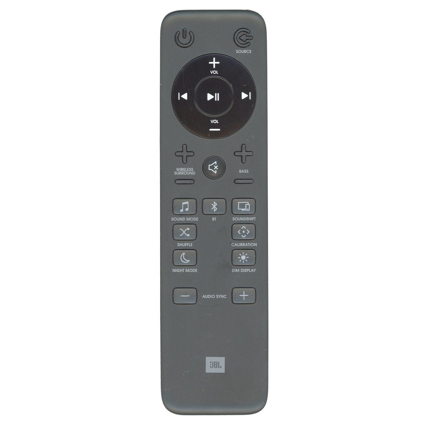 JBL WIR119001-4301 Sound Bar Remote Control for 2.1, 3.1, and 5.1