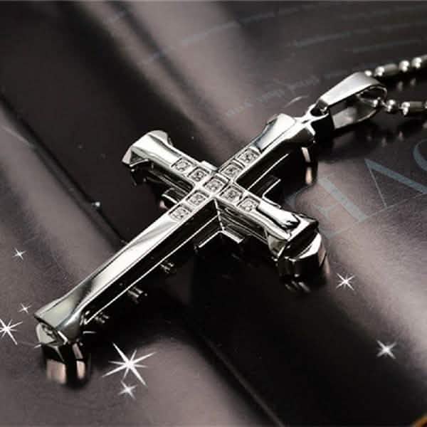 Jesus Cross Pendant Necklace Jewelry