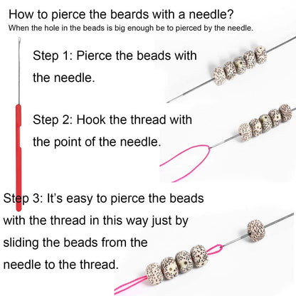 Jewelry Making Supplies Finding Kit Pliers Ribbon Ends Eye Pins Earring Hooks for DIY Craft