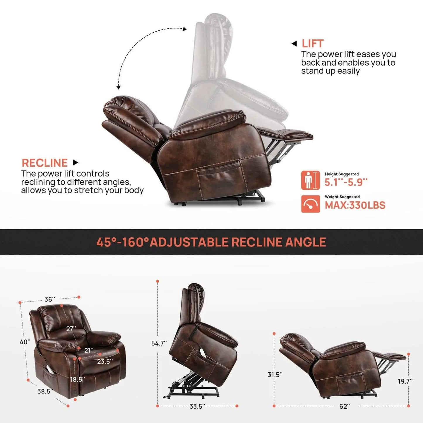 K925 Power Lift Chair