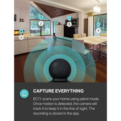 Kasa Smart 2023 New Indoor Pan-Tilt Security Camera  (Refurbished)