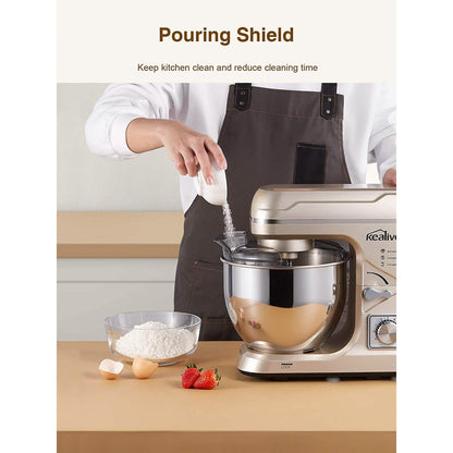 Kealive Stand Mixer - Electric Food Mixer Kitchen with 5.5QT