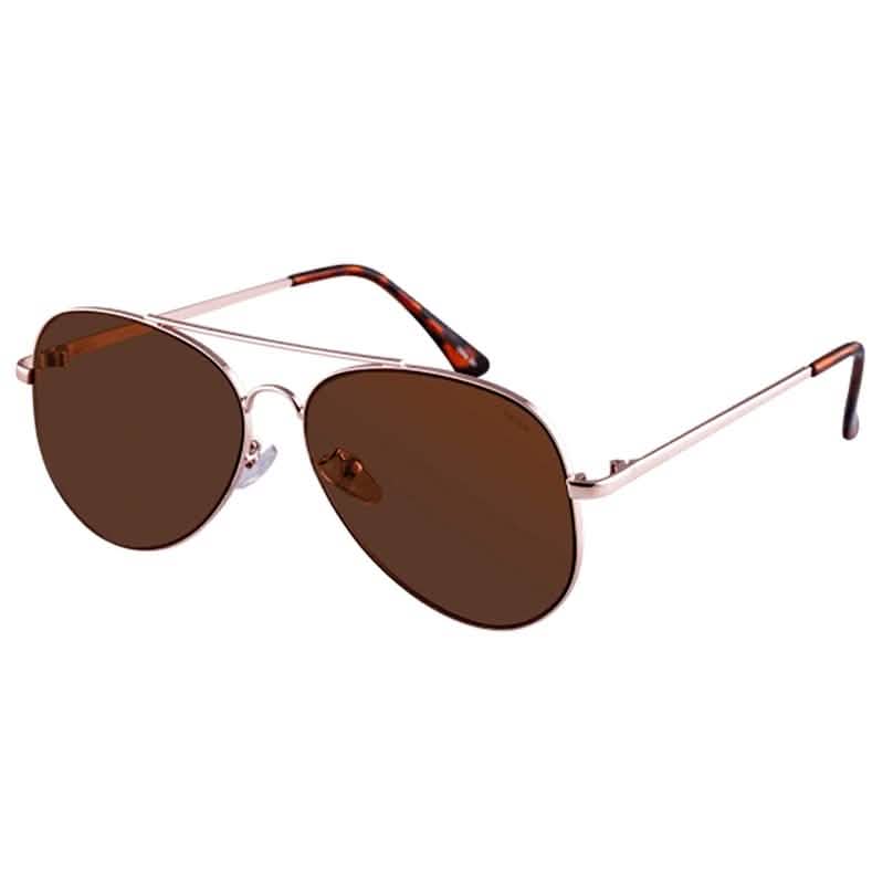 Kensie Carissa Women's Shiny Metal Aviator Sunglasses
