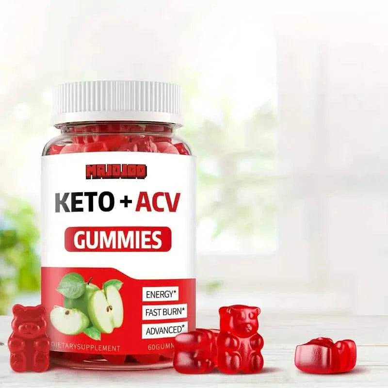 KETO +ACV Gummies Apple Cider Vinegar & B12