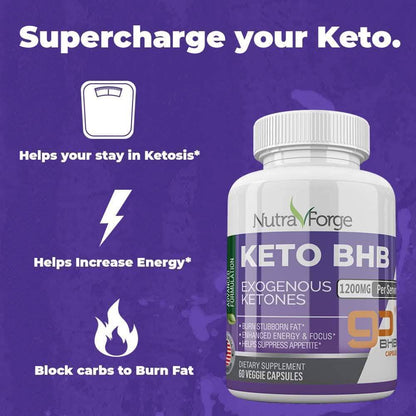 Keto BHB Pills 1200mg Ketogenic Keto Pills for Women and Men