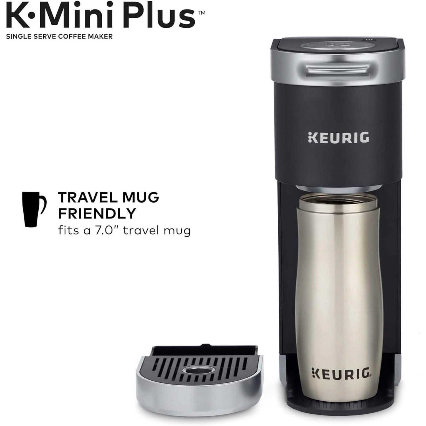 Keurig K-Mini Plus Single Serve K-Cup Pod Coffee Maker  (Refurbished)