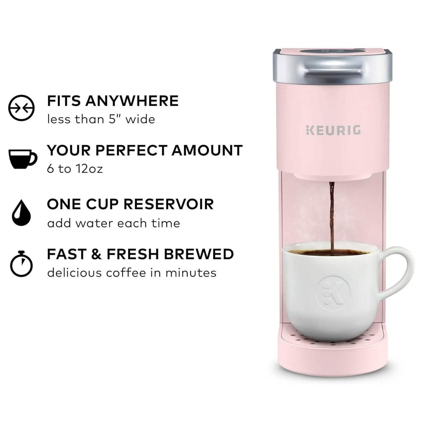 Keurig K-Mini Single Serve K-Cup Pod Coffee Maker (Refurbished)