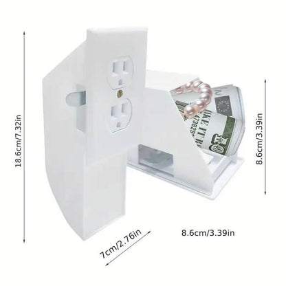 Key Lock Plastic Diversion Wall Outlet Safe