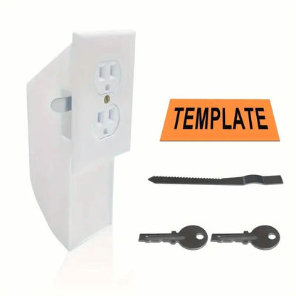 Key Lock Plastic Diversion Wall Outlet Safe