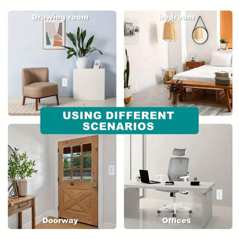 Key Lock Plastic Diversion Wall Outlet Safe