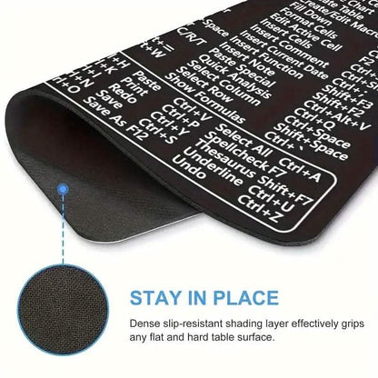 Keyboard Shortcuts Mouse Pad for Microsoft Word and Excel (PC Windows)