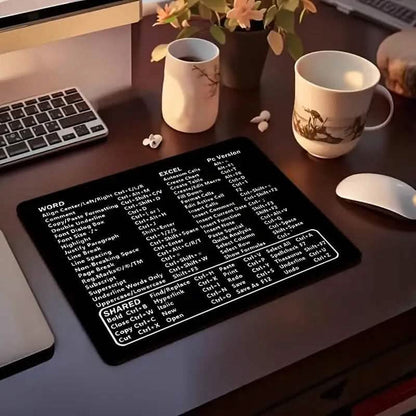 Keyboard Shortcuts Mouse Pad for Microsoft Word and Excel (PC Windows)