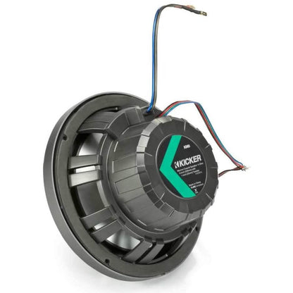 KICKER Pair 45KM84L 8" 600 Watt Marine Boat Waterproof Speakers w/LED's KM8  (Refurbished)