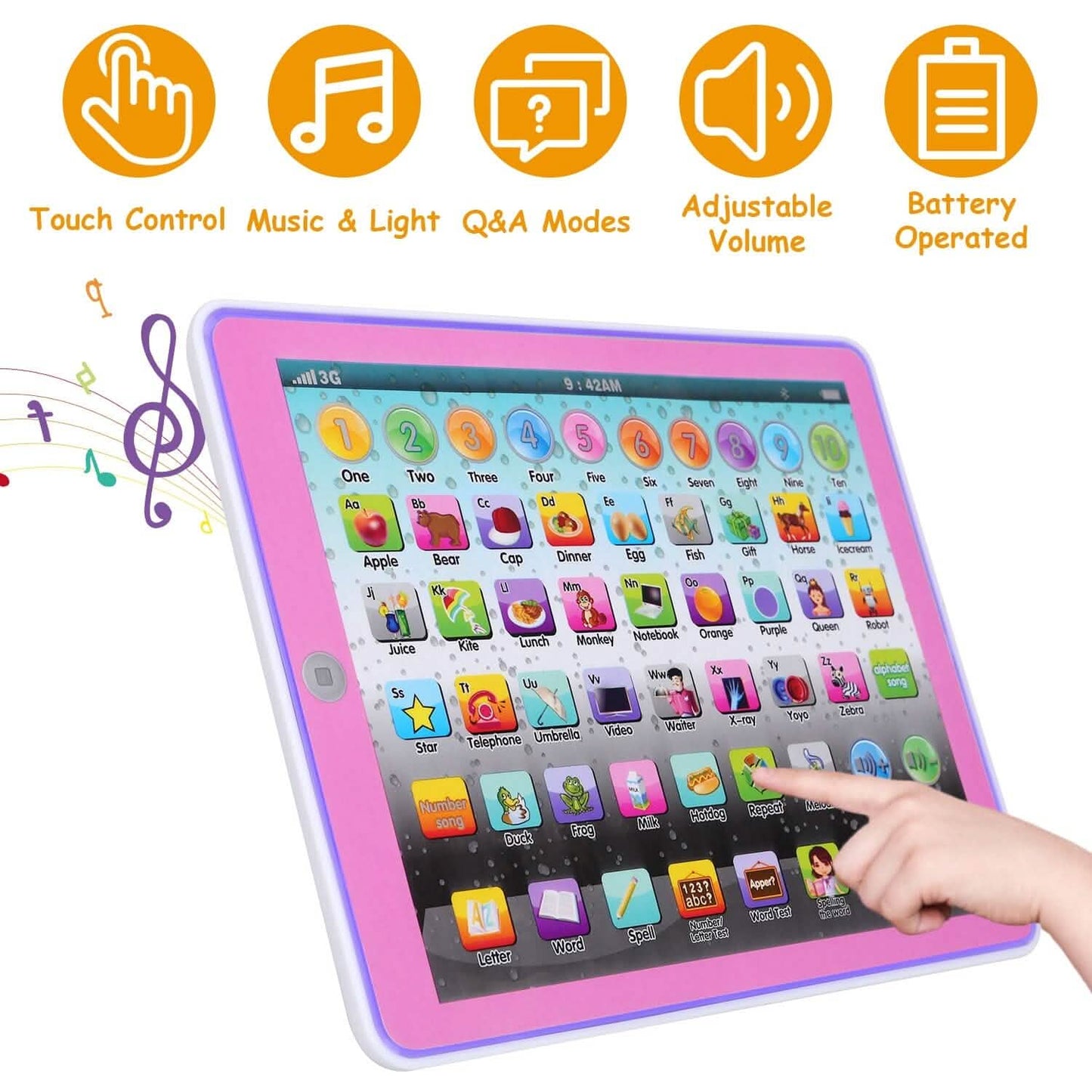 Kid Baby Toddler Educational Tablet Toy