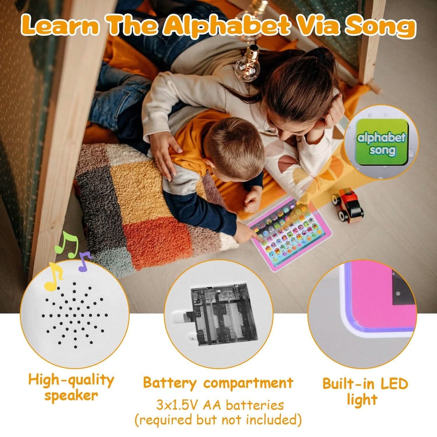 Kid Baby Toddler Educational Tablet Toy