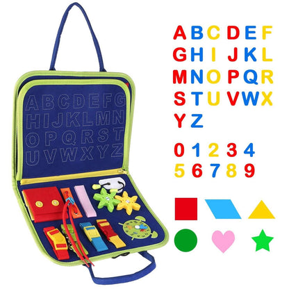 Kids Busy Board Sensory Activity Board Preschool Learning Toys