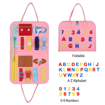 Kids Busy Board Sensory Activity Board Preschool Learning Toys