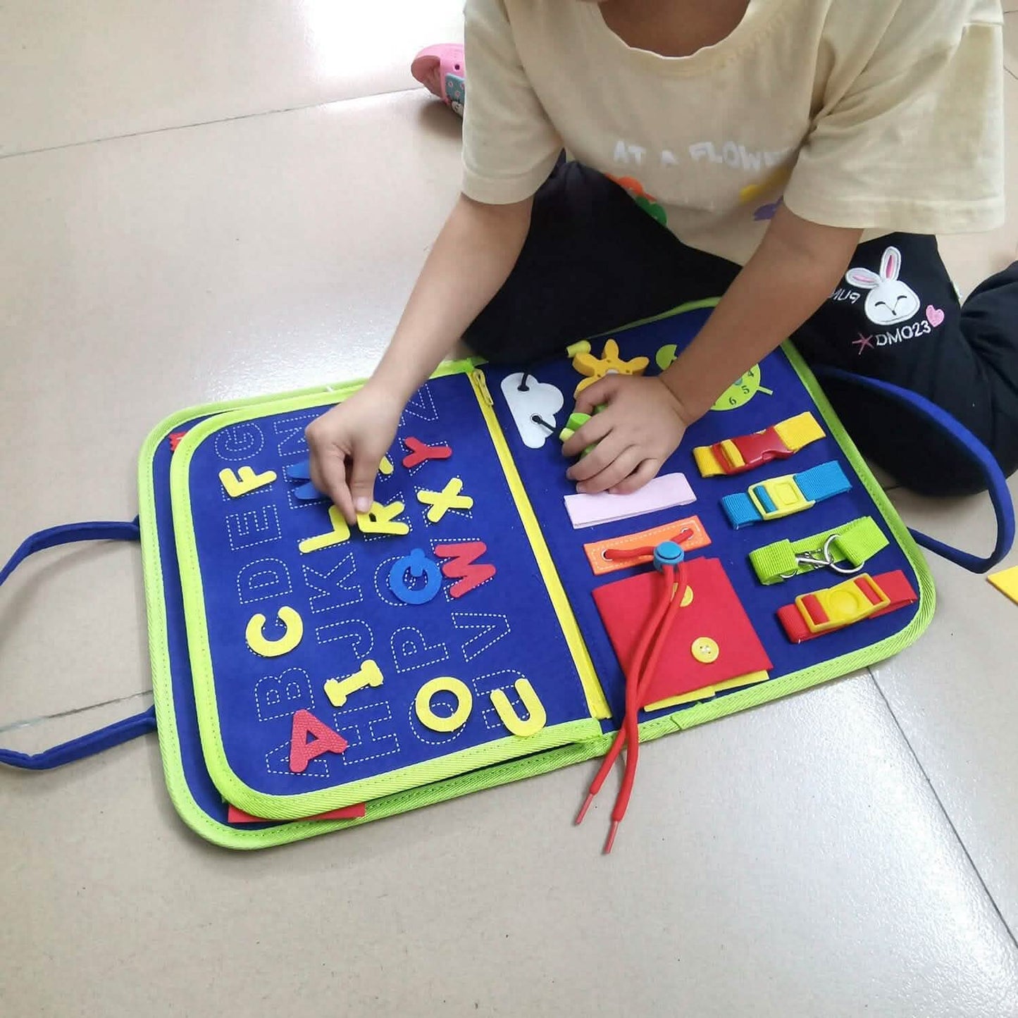 Kids Busy Board Sensory Activity Board Preschool Learning Toys