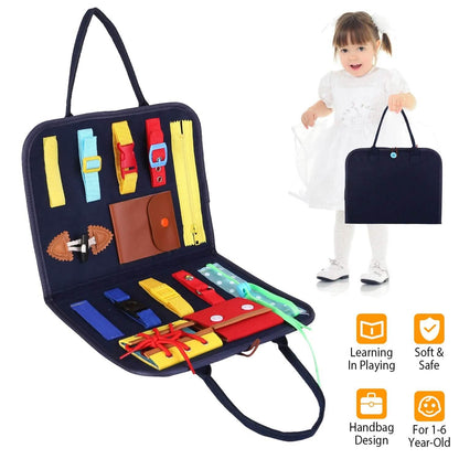 Kids Busy Board Sensory Activity Board Preschool Learning Toys