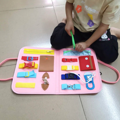 Kids Busy Board Sensory Activity Board Preschool Learning Toys