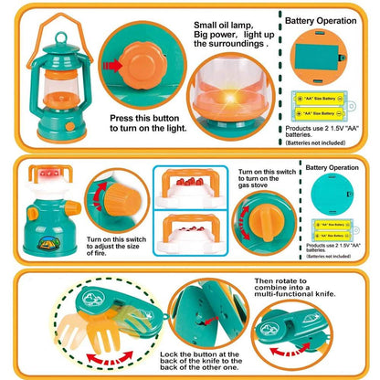 Kid’s Camping Tent Toy Set