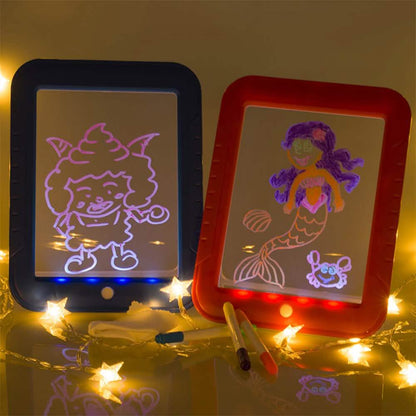 Kids Color Drawing Tablet Set