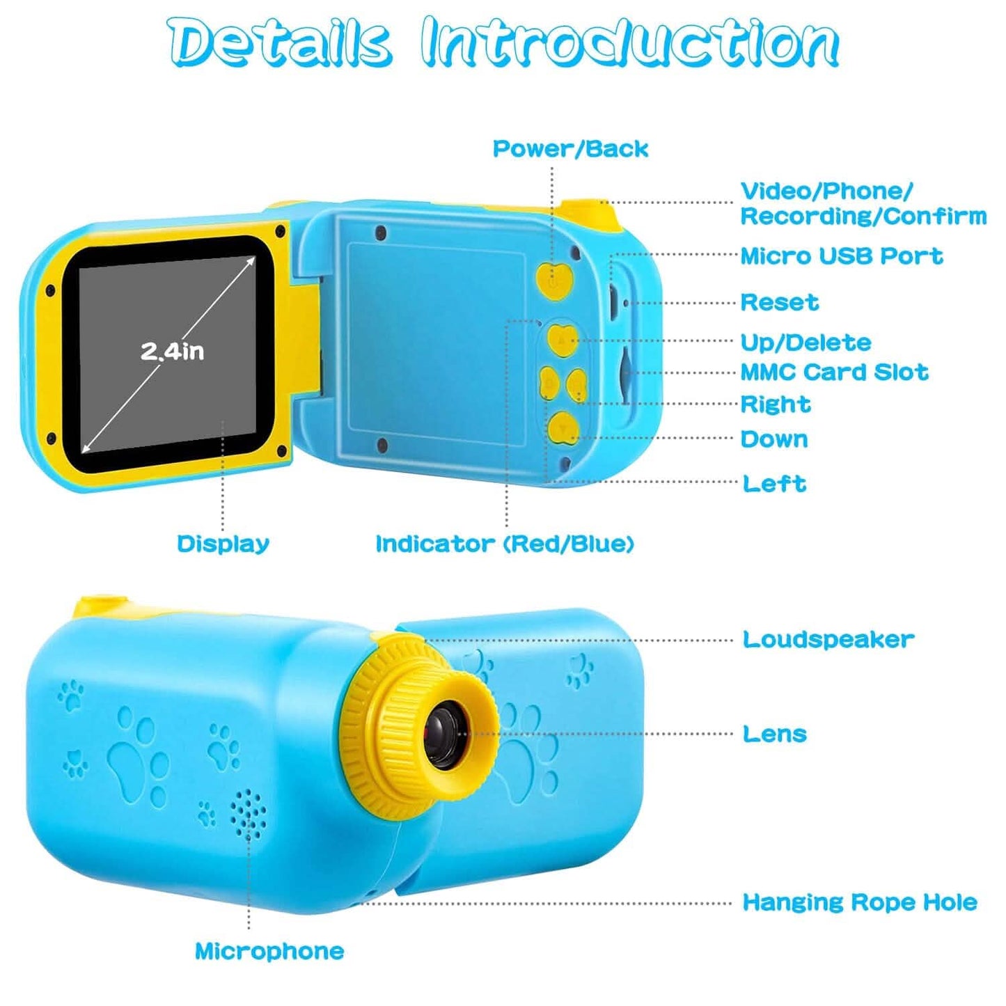 Kids Digital Camera Child Video Camera