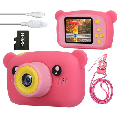 Kids Digital Camera with 2" Screen 4x Digital Zoom