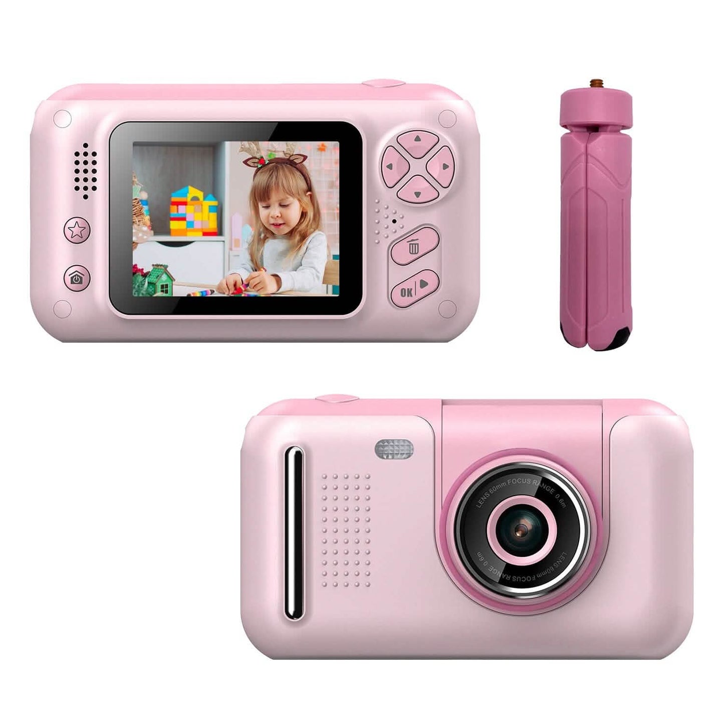 Kids Digital Camera with Flip Lens
