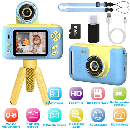 Kids Digital Camera with Flip Lens