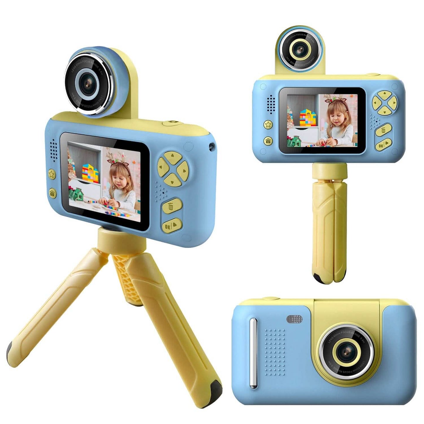 Kids Digital Camera with Flip Lens