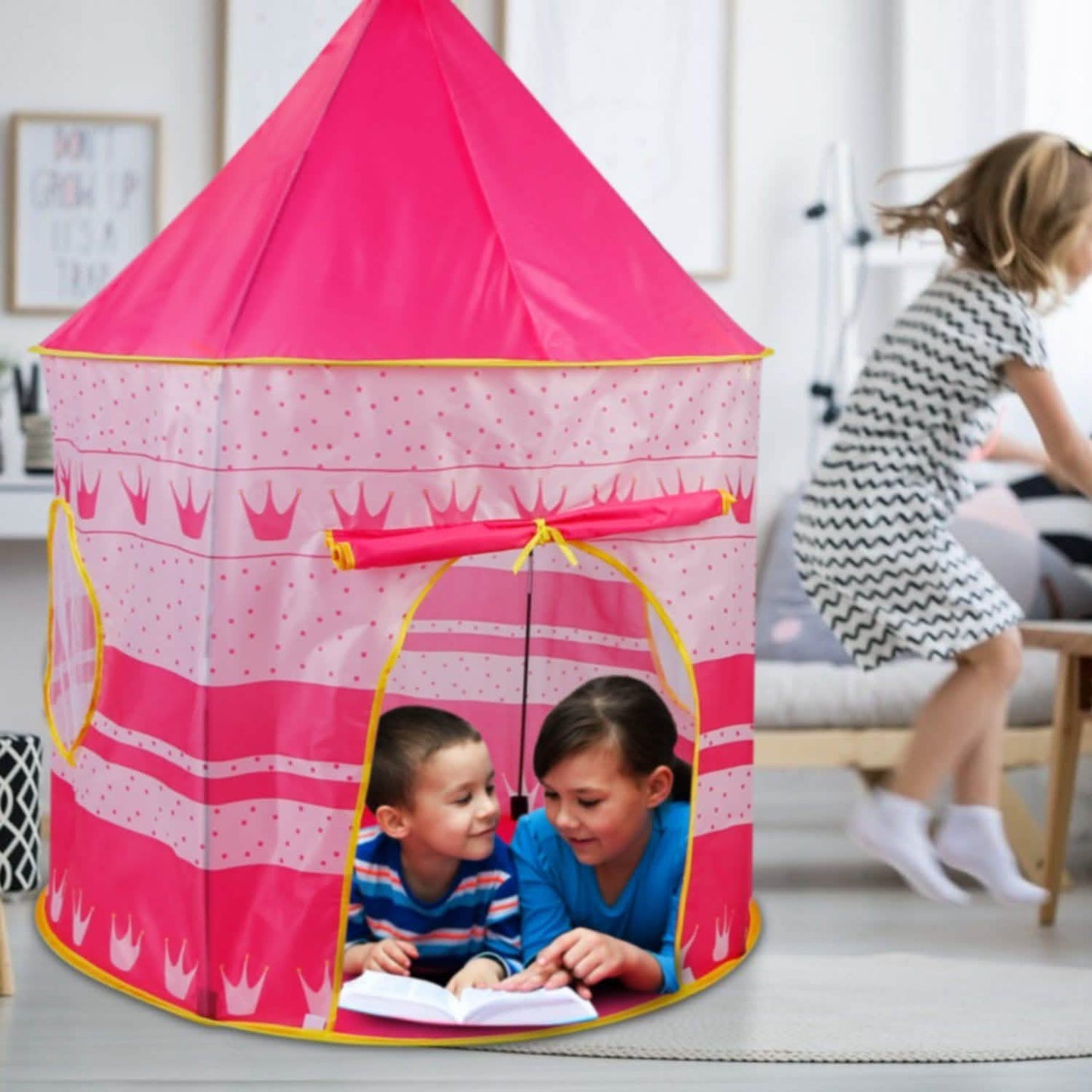 Kids Foldable Pop Up Play Tent
