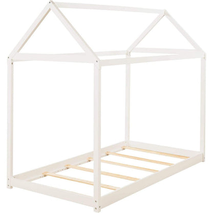 Kids House Bed Frame Twin Floor Bed