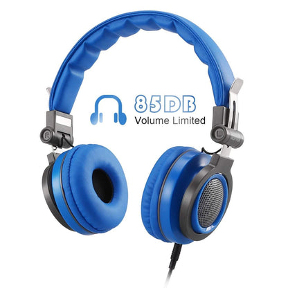 Kids Over Ear Wired Headsets with 85dB Volume Limit