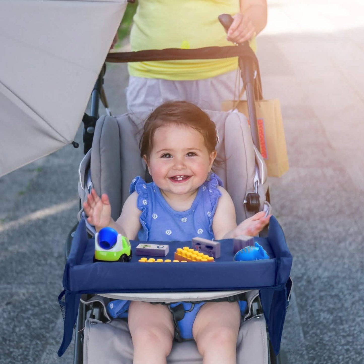 Kids Safety Travel Tray Waterproof Car Seat