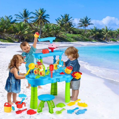 Kids Sand Water Table for 3-6 Years Old Sensory Exercise Friendship Building
