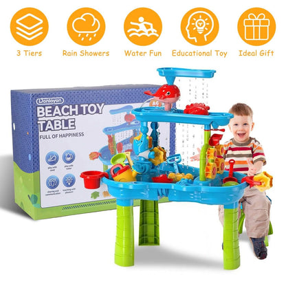 Kids Sand Water Table for 3-6 Years Old Sensory Exercise Friendship Building