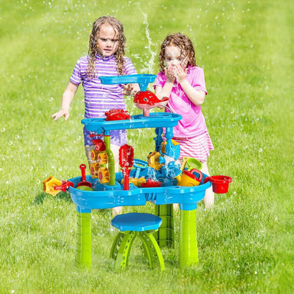 Kids Sand Water Table for 3-6 Years Old Sensory Exercise Friendship Building