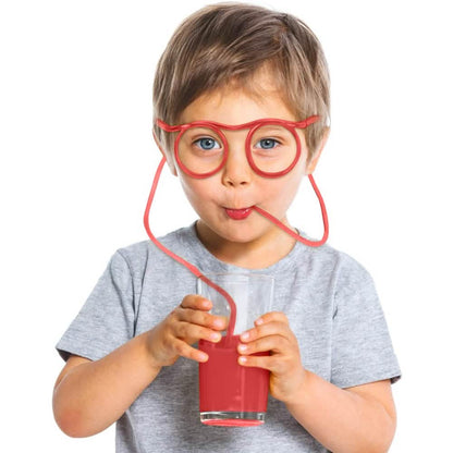 Kids Silly Straw Glasses