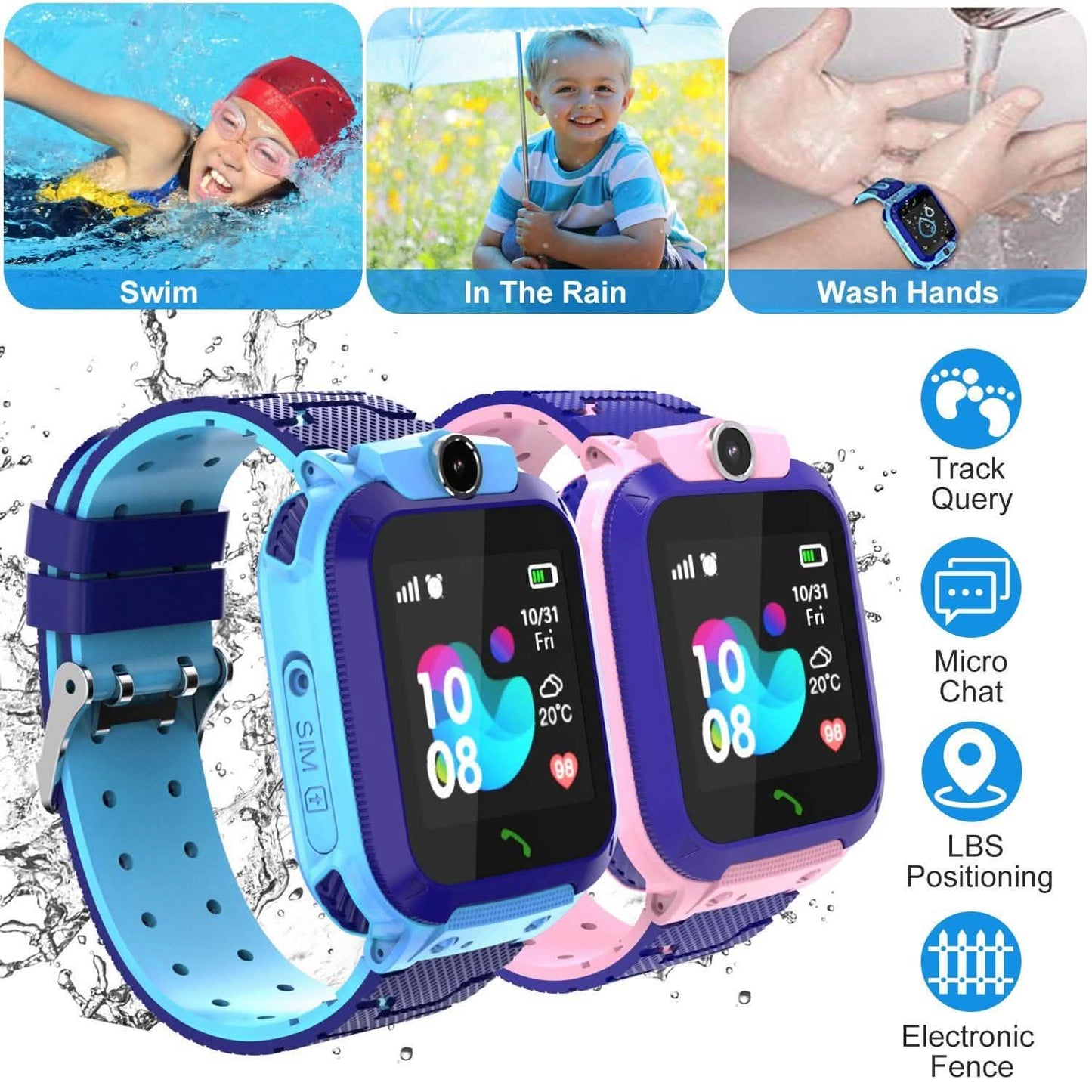 Kid's Smartwatch GPS Tracker